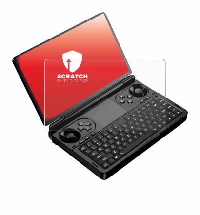 Image of the device GPD Win Mini (2025) with a wide variety of screen protectors.