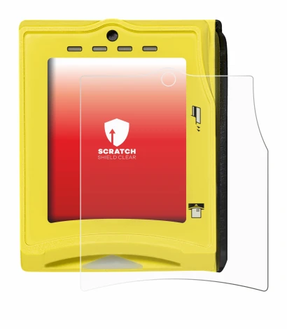Image of the device Nayax VPOS TOUCH with a wide variety of screen protectors.