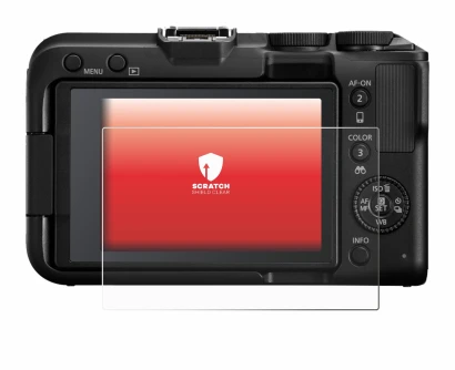 Image of the device Canon EOS R50 V with a wide variety of screen protectors.
