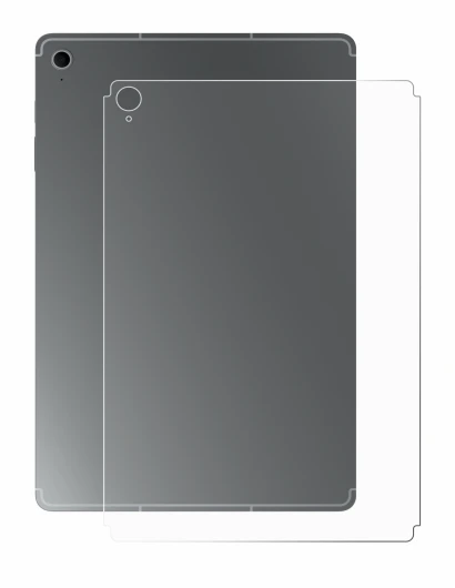 Image of the device Samsung Galaxy Tab S10 FE+ (Back) with a wide variety of screen protectors.