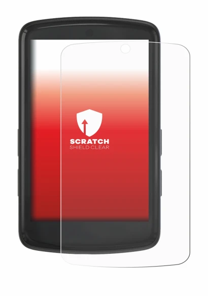 Image of the device Bryton Rider S810 with a wide variety of screen protectors.