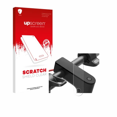 Front side of a product packaging with the brand logo upscreen. Next to it is the device Xiaomi Electric Scooter 4 shown with 