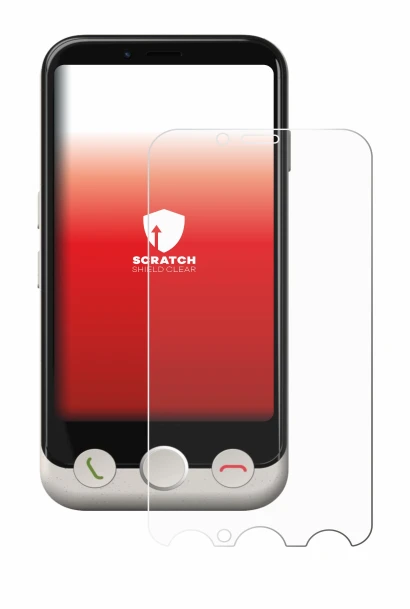 Image of the device Doro Aurora A10 with a wide variety of screen protectors.