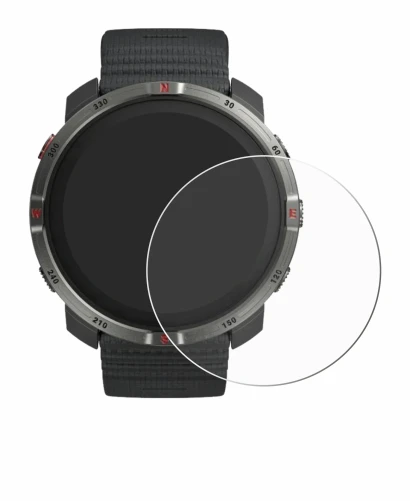 Image of the device Polar Grit X2 with a wide variety of screen protectors.