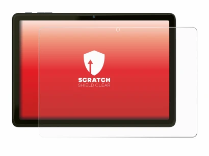 Image of the device VALE Tablet V10A with a wide variety of screen protectors.