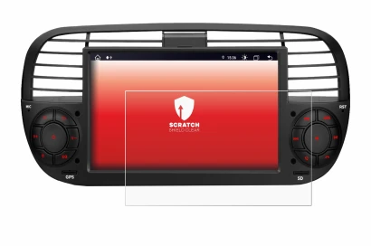 Image of the device Xtrons IA7250FLBS with a wide variety of screen protectors.