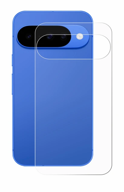 Image of the device Google Pixel 10 (Back) with a wide variety of screen protectors.
