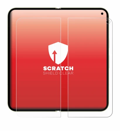 Image of the device Google Pixel 10 Pro Fold (Inner display) with a wide variety of screen protectors.