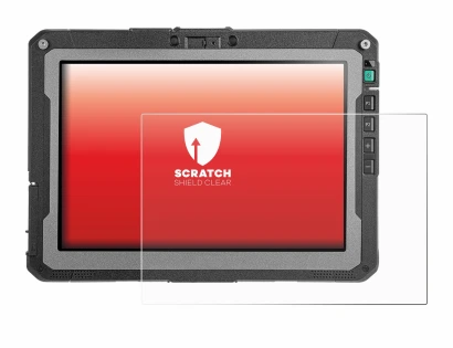 Image of the device Getac ZX10 G2 with a wide variety of screen protectors.