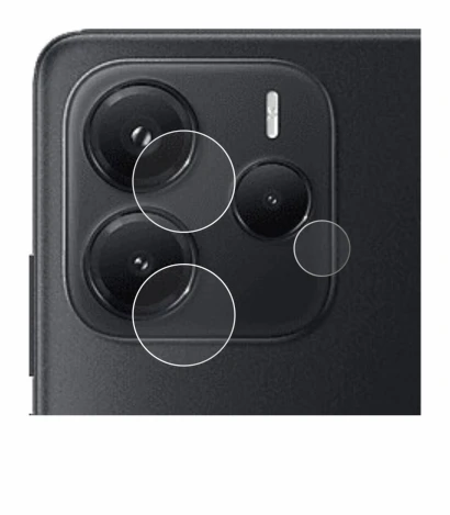 Image of the device Xiaomi Redmi Note 14 4G (ONLY Camera Lens) with a wide variety of screen protectors.