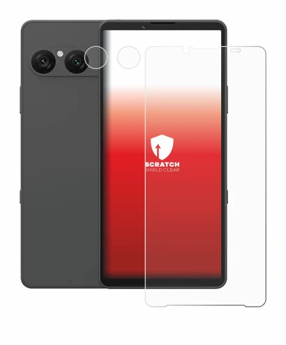 Image of the device Sony Xperia 10 VII (Front+Camera) with a wide variety of screen protectors.