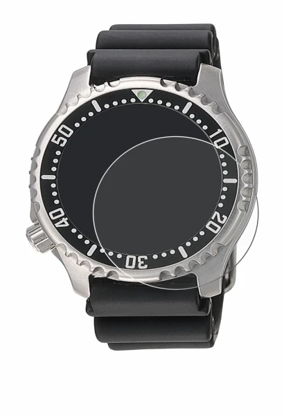 Image of the device Citizen NY0040 with a wide variety of screen protectors.
