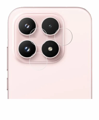 Image of the device Xiaomi 17 (ONLY Camera Lens) with a wide variety of screen protectors.