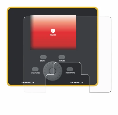Image of the device Junsi iCharger DX12 with a wide variety of screen protectors.