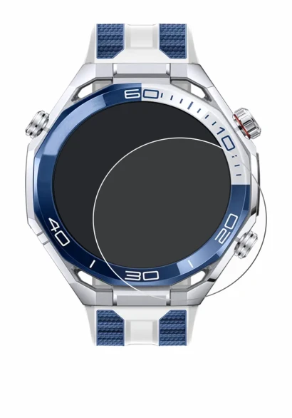 Image of the device Huawei Watch Ultimate 2 Blue with a wide variety of screen protectors.