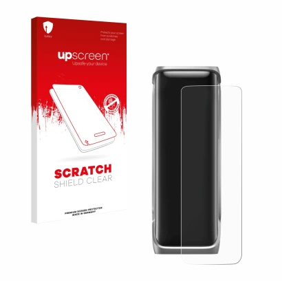 Front side of a product packaging with the brand logo upscreen. Next to it is the device EcoFlow Rapid Pro X shown with the co
