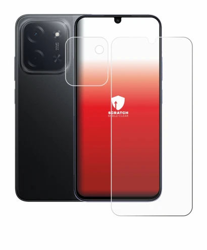 Image of the device Xiaomi Poco C85 (Front+Camera) with a wide variety of screen protectors.