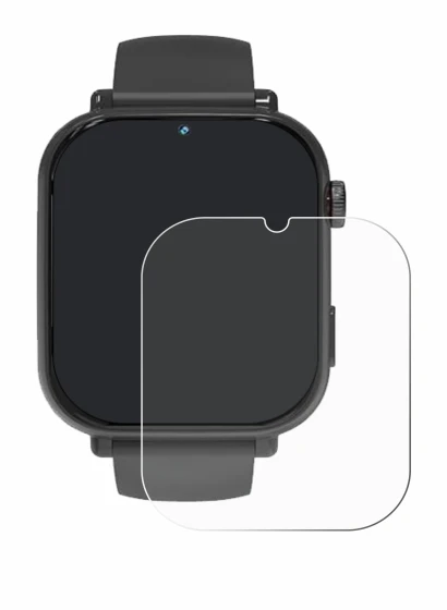 Image of the device Ucani A22 with a wide variety of screen protectors.