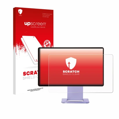 Front side of a product packaging with the brand logo upscreen. Next to it is the device Sotsu FlipAction Touch 14" shown with