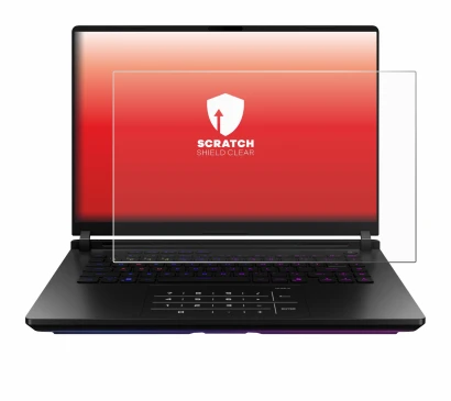 Image of the device ASUS ROG Strix SCAR 18 2025 with a wide variety of screen protectors.