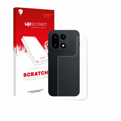 Front side of a product packaging with the brand logo upscreen. Next to it is the device OnePlus 15 (Back) shown with the corr