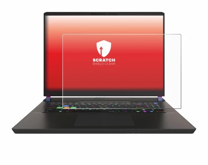Image of the device MSI Vector 17 HX with a wide variety of screen protectors.