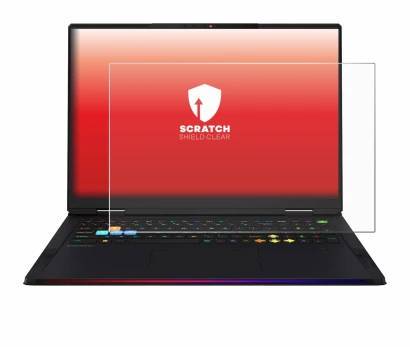 Image of the device MSI Raider 18 HX AI 2025 with a wide variety of screen protectors.