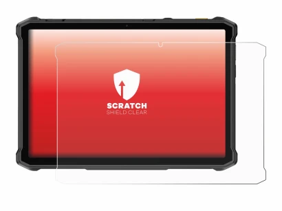 Image of the device Ulefone Armor Pad 5 Pro with a wide variety of screen protectors.