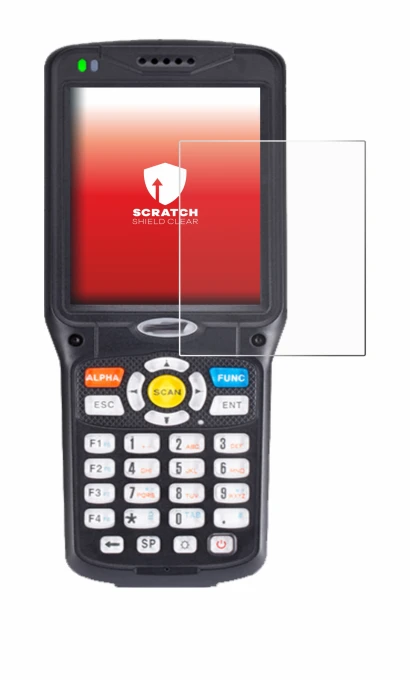 Image of the device Unitech HT510 with a wide variety of screen protectors.