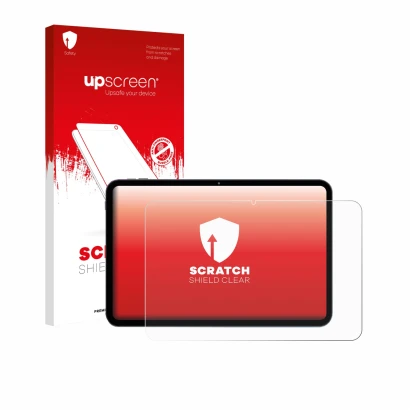 Front side of a product packaging with the brand logo upscreen. Next to it is the device VekfulPC T60 Pro 13.4" shown with the