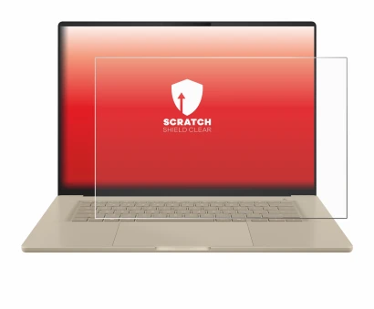 Image of the device ASUS ZenBook A16 UX3607 with a wide variety of screen protectors.