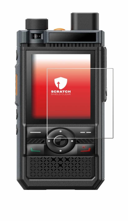 Image of the device Hytera P50 Pro with a wide variety of screen protectors.