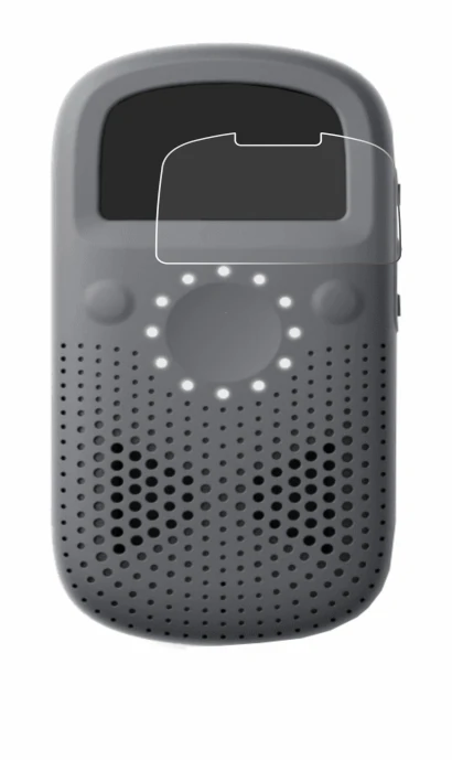 Image of the device Relay X with a wide variety of screen protectors.