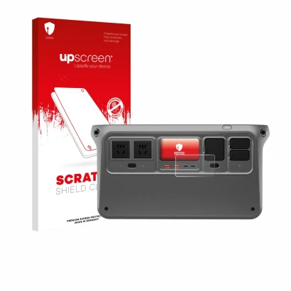 Front side of a product packaging with the brand logo upscreen. Next to it is the device DJI Power 1000 V2 shown with the corr