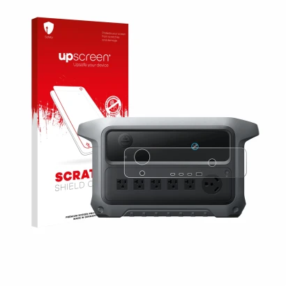 Front side of a product packaging with the brand logo upscreen. Next to it is the device Anker SOLIX C2000 Gen 2 shown with th