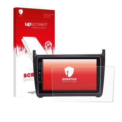 Front side of a product packaging with the brand logo upscreen. Next to it is the device Dynavin D9-69H Premium Flex 9" shown