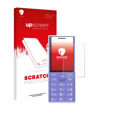 Front side of a product packaging with the brand logo upscreen. Next to it is the device Nokia 150 Music shown with the corres
