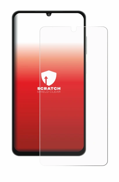 Image of the device Samsung Galaxy M06 with a wide variety of screen protectors.