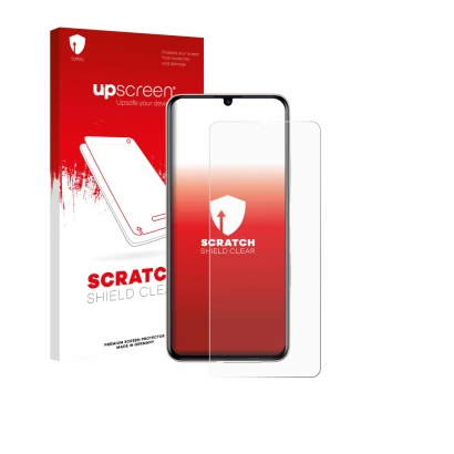 Front side of a product packaging with the brand logo upscreen. Next to it is the device Huawei Nova Y71 shown with the corres