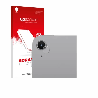 Front side of a product packaging with the brand logo upscreen. Next to it is the device Apple iPad Air 11" M4 2026 (ONLY Came