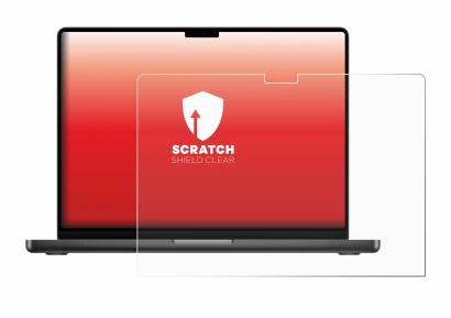 Image of the device Apple MacBook Pro 14" M5 2026 with a wide variety of screen protectors.