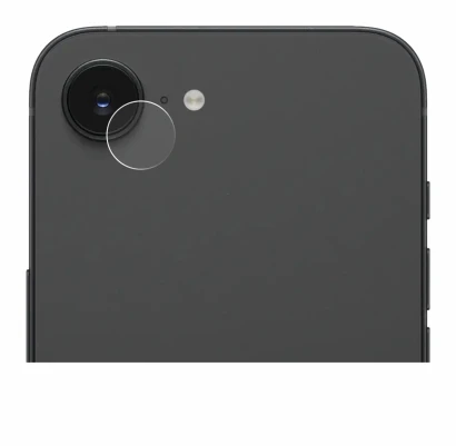 Image of the device Apple iPhone 17e (ONLY Camera Lens) with a wide variety of screen protectors.