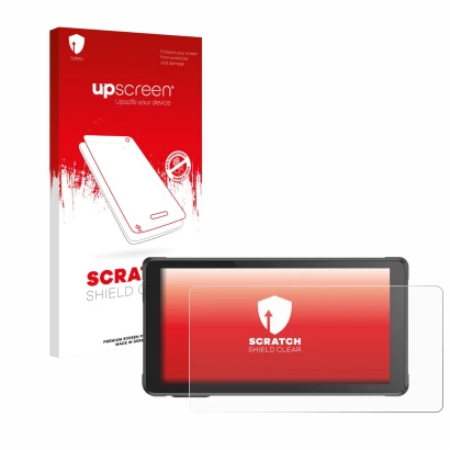 Front side of a product packaging with the brand logo upscreen. Next to it is the device Interphone RideSync shown with the co