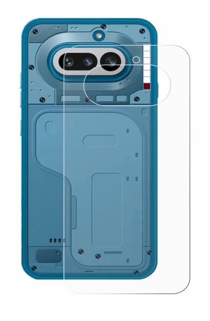 Image of the device Nothing Phone (4a) (Back) with a wide variety of screen protectors.