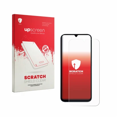 Front side of a product packaging with the brand logo upscreen. Next to it is the device Xiaomi Redmi 15A 5G shown with the co