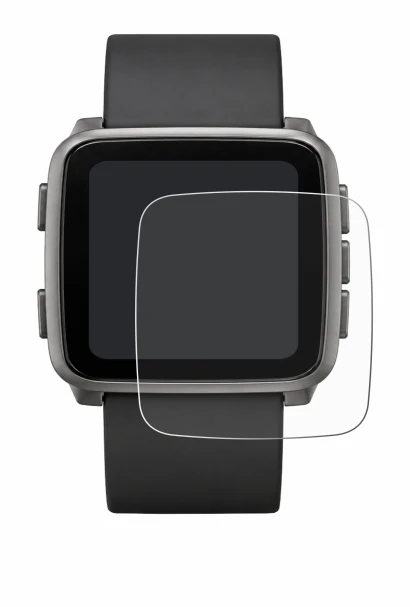 Image of the device Pebble Time 2 2026 with a wide variety of screen protectors.