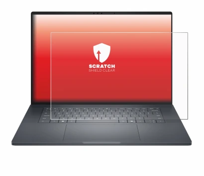 Image of the device Dell Pro Precision 7 Series 16 with a wide variety of screen protectors.