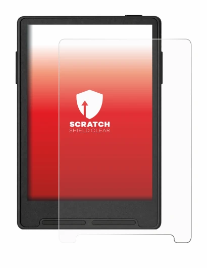 Image of the device Xteink X3 with a wide variety of screen protectors.