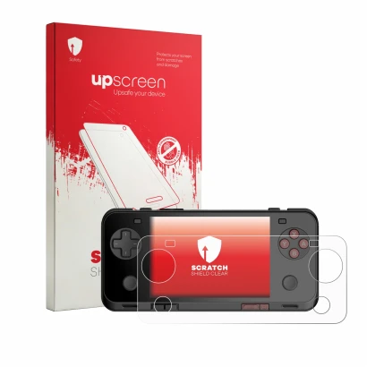 Front side of a product packaging with the brand logo upscreen. Next to it is the device Ayaneo Pocket ACE shown with the corr