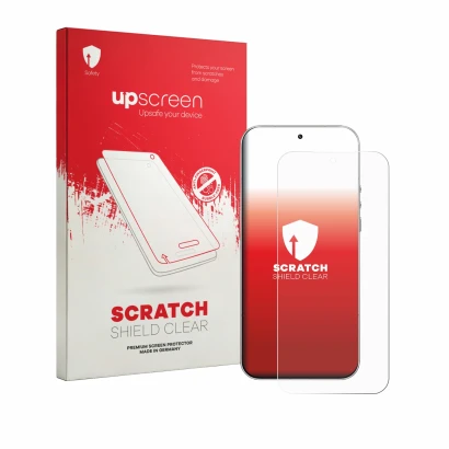 Front side of a product packaging with the brand logo upscreen. Next to it is the device Xiaomi Leica Leitzphone shown with th